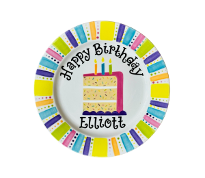 Ogden Birthday Cake Plate